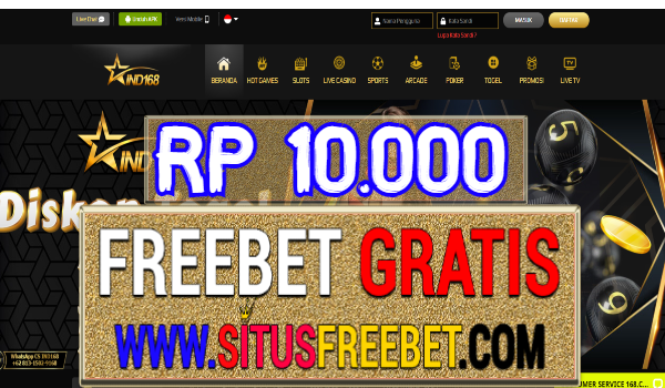 IDN168 Freebet Gratis Tanpa Deposit Rp 10.000 IDN168 Freebet Gratis Tanpa Deposit Rp 10.000