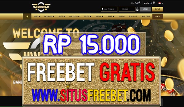 HWToto Freebet Gratis Tanpa Deposit Rp 15.000 HWToto Freebet Gratis Tanpa Deposit Rp 15.000