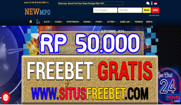 NewMpo Freebet Gratis Tanpa Deposit Rp 50.000 NewMpo Freebet Gratis Tanpa Deposit Rp 50.000