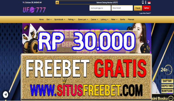Ufo777 Freebet Gratis Tanpa Deposit Rp 30.000 Ufo777 Freebet Gratis Tanpa Deposit Rp 30.000