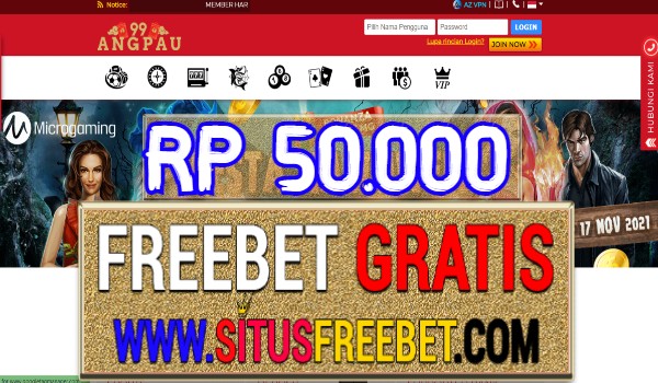 99Angpau Freebet Gratis Tanpa Deposit Rp 15.000 99Angpau Freebet Gratis Tanpa Deposit Rp 15.000