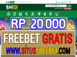 BNI88 Freebet Gratis Tanpa Deposit Rp 20.000
