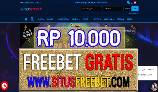 Mposport Freebet Gratis Tanpa Deposit Rp 10.000 Mposport Freebet Gratis Tanpa Deposit Rp 10.000