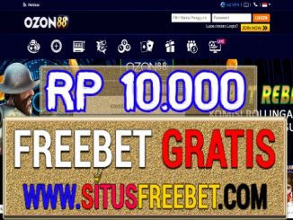 Ozon88 Freebet Gratis Tanpa Deposit Rp 10.000
