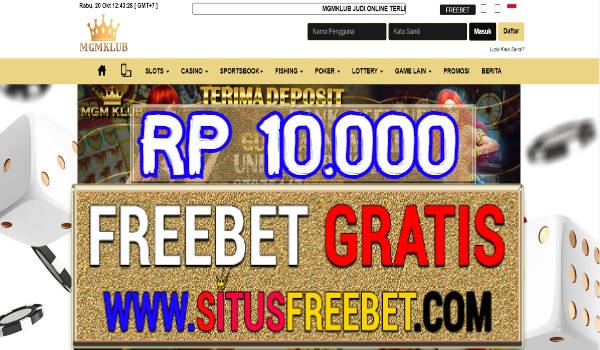 MGMKlub Freebet Gratis Tanpa Deposit Rp 10.000 MGMKlub Freebet Gratis Tanpa Deposit Rp 10.000