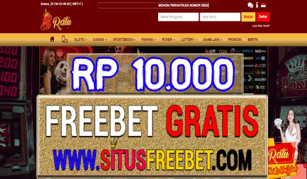 88Ratu Freebet Gratis Tanpa Deposit Rp 10.000 88Ratu Freebet Gratis Tanpa Deposit Rp 10.000