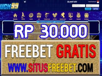 Luck88 Freebet Gratis Tanpa Deposit Rp 30.000