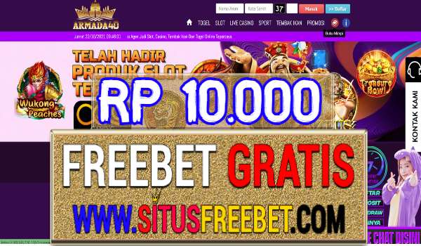 Armada4D Freebet Gratis Tanpa Deposit Rp 10.000 Armada4D Freebet Gratis Tanpa Deposit Rp 10.000