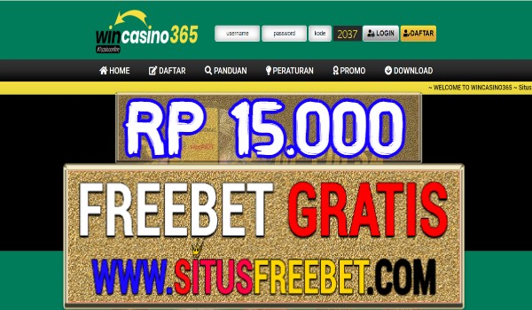 WINCasino365 Freebet Gratis Tanpa Deposit Rp 15.000 WINCasino365 Freebet Gratis Tanpa Deposit Rp 15.000