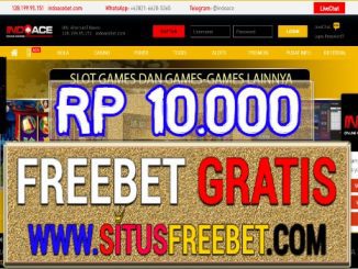 IndoAce Freebet Gratis Tanpa Deposit Rp 10.000