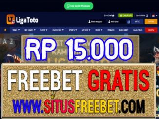 LigaToto Freebet Gratis Tanpa Deposit Rp 15.000