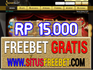 AdamSlot Freebet Gratis Tanpa Deposit Rp 15.000