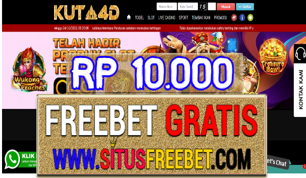 Kuta4D Bonus Freebet Tanpa Deposit Rp 10.000 Kuta4D Bonus Freebet Tanpa Deposit Rp 10.000