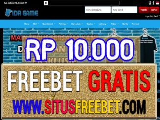 IDRGame Freebet Gratis Tanpa Deposit Rp 10.000