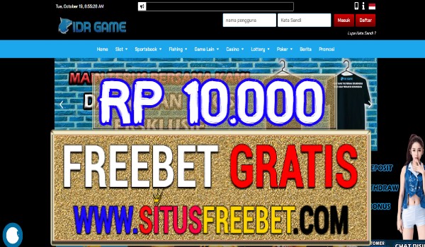 IDRGame Freebet Gratis Tanpa Deposit Rp 10.000 IDRGame Freebet Gratis Tanpa Deposit Rp 10.000