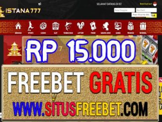 Istana777 Freebet Gratis Tanpa Deposit Rp 15.000
