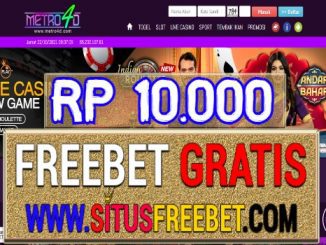 Metro4D Freebet Gratis Tanpa Deposit Rp 10.000