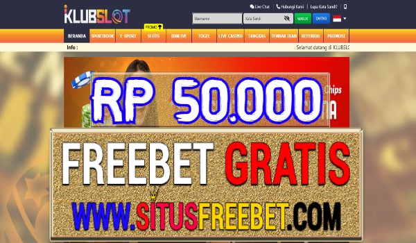 Klubslot Freebet Gratis Tanpa Deposit Rp 50.000 Klubslot Freebet Gratis Tanpa Deposit Rp 50.000