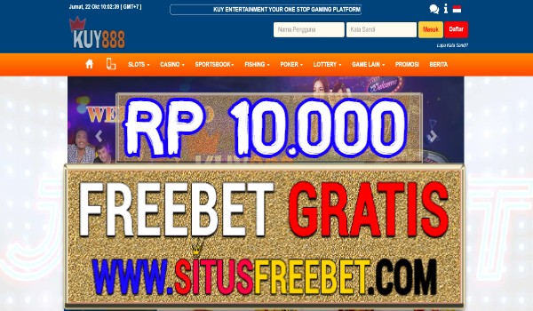 Kuy888 Freebet Gratis Tanpa Deposit Rp 10.000 Kuy888 Freebet Gratis Tanpa Deposit Rp 10.000