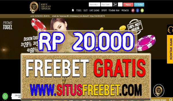 Asian4D Freebet Gratis Tanpa Deposit Rp 20.000 Asian4D Freebet Gratis Tanpa Deposit Rp 20.000