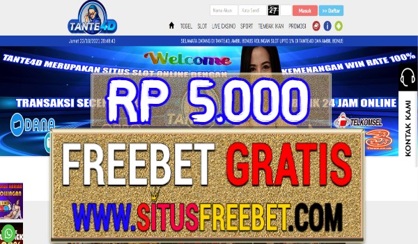 Tante4D Freebet Gratis Tanpa Deposit Rp 5.000 Tante4D Freebet Gratis Tanpa Deposit Rp 5.000