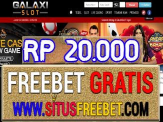 GalaxiSlot Freebet Gratis Tanpa Deposit Rp 20.000