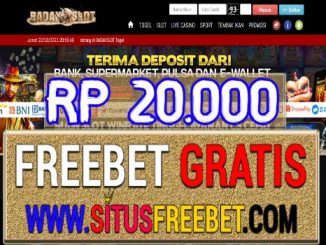 BadakSlot Freebet Gratis Tanpa Deposit Rp 20.000