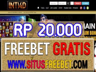 Inti4D Freebet Gratis Tanpa Deposit Rp 20.000