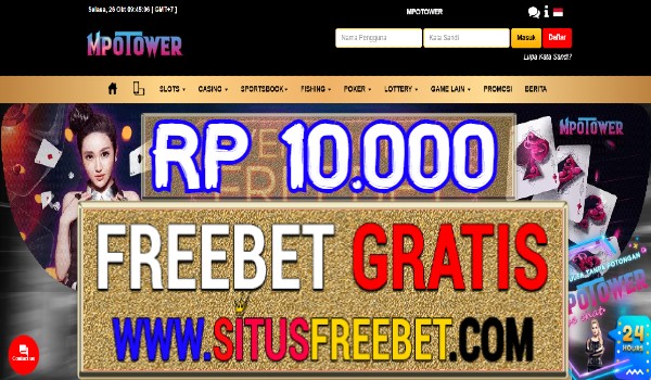 MpoTower Freebet Gratis Tanpa Deposit Rp 10.000 MpoTower Freebet Gratis Tanpa Deposit Rp 10.000