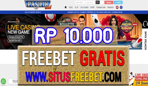 PasifikSlot Freebet Gratis Tanpa Deposit Rp 10.000 PasifikSlot Freebet Gratis Tanpa Deposit Rp 10.000