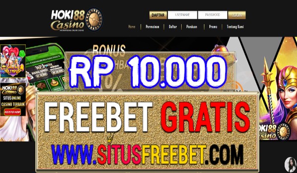 HokiCasino88 Freebet Gratis Tanpa Deposit Rp 10.000 HokiCasino88 Freebet Gratis Tanpa Deposit Rp 10.000