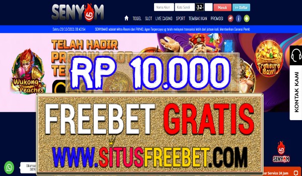 Senyum4D Freebet Gratis Tanpa Deposit Rp 10.000 Senyum4D Freebet Gratis Tanpa Deposit Rp 10.000