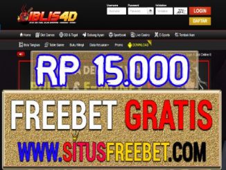 IBLIS4D Freebet Gratis Tanpa Deposit Rp 15.000