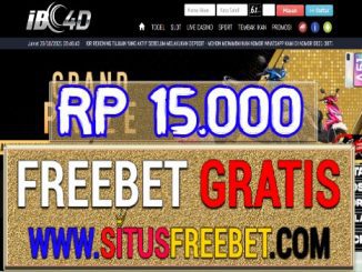 IBC4D Freebet Gratis Tanpa Deposit Rp 15.000
