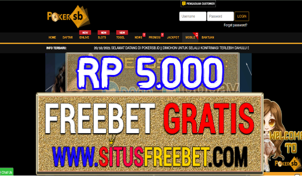 PokerSB Freechip Gratis Tanpa Deposit Rp 5.000 PokerSB Freechip Gratis Tanpa Deposit Rp 5.000