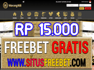 Warung168 Freebet Gratis Tanpa Deposit Rp 15.000