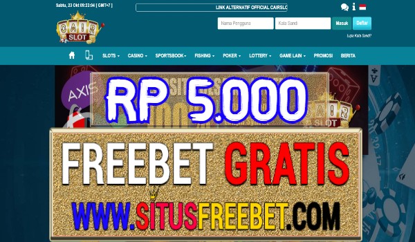 CairSlot Freebet Gratis Tanpa Deposit Rp 5.000 CairSlot Freebet Gratis Tanpa Deposit Rp 5.000