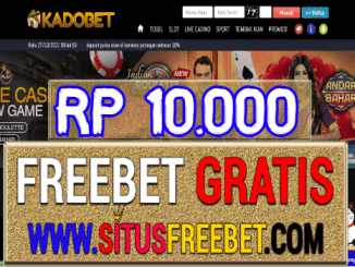 Kadobet Freebet Gratis Tanpa Deposit Rp 10.000