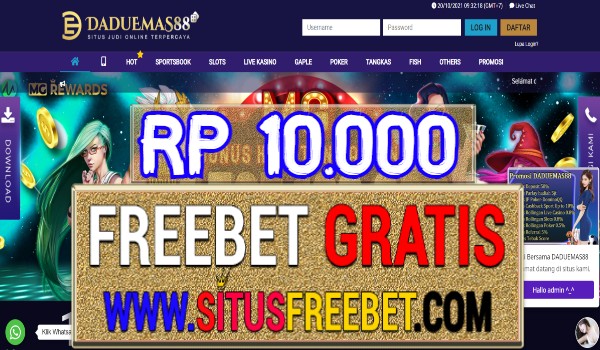 DaduEmas88 Freebet Gratis Tanpa Deposit Rp 10.000 DaduEmas88 Freebet Gratis Tanpa Deposit Rp 10.000