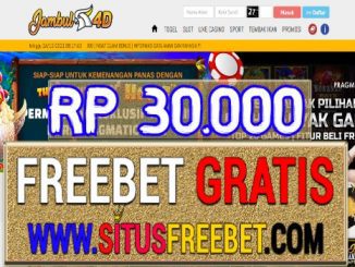 Jambul4D Freebet Gratis Tanpa Deposit Rp 30.000