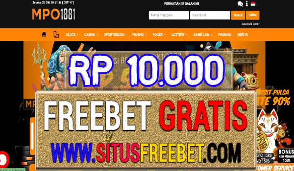 Mpo1881 Freebet Gratis Tanpa Deposit Rp 10.000 Mpo1881 Freebet Gratis Tanpa Deposit Rp 10.000