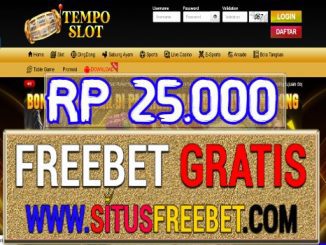 TempoSlot Freebet Gratis Tanpa Deposit Rp 25.000