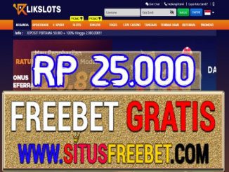 KlikSlots Freebet Gratis Tanpa Deposit Rp 25.000