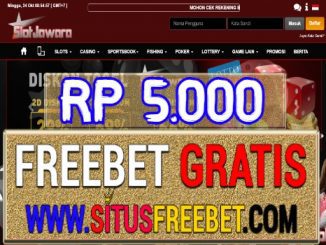 SlotJawara Freebet Gratis Tanpa Deposit Rp 5.000