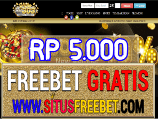 KetuaSlot303 Freebet Gratis Tanpa Deposit Rp 5.000