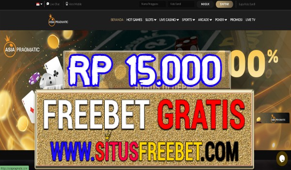 AsiaPragmatic Freebet Gratis Tanpa Deposit Rp 15.000 AsiaPragmatic Freebet Gratis Tanpa Deposit Rp 15.000