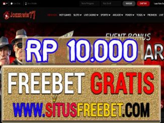 JokerWin77 Freebet Gratis Tanpa Deposit Rp 10.000