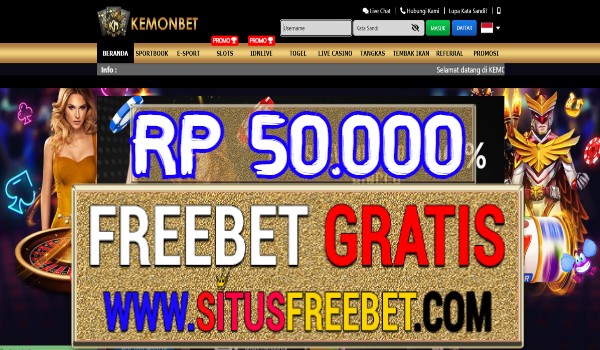 KemonBet Freechip Gratis Tanpa Deposit Rp 50.000 KemonBet Freechip Gratis Tanpa Deposit Rp 50.000