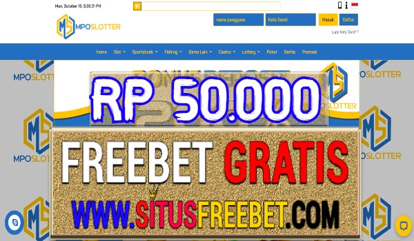 MpoSlotter Freebet Gratis Tanpa Deposit Rp 50.000 MpoSlotter Freebet Gratis Tanpa Deposit Rp 50.000