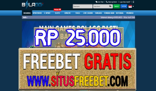BolaGG Freebet Gratis Tanpa Deposit Rp 25.000 BolaGG Freebet Gratis Tanpa Deposit Rp 25.000